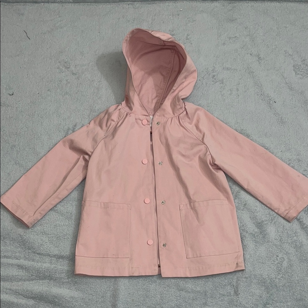 ZARA Pink Kids Jacket with Hood